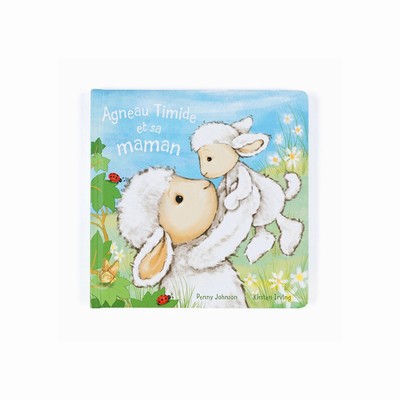 Jellycat Agneau Timide Et Sa Maman Livre and Bashful Lamb Medium Australia | 016835KWH